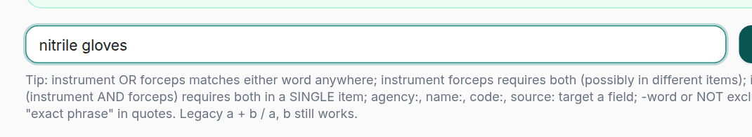 The alert creation field holding a keyword ready to add